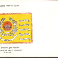 India 1998 2nd Battalion Rajput Regiment Military Phila-1655 FDC