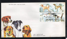 India 2005 Breeds of Dogs 4v Phila-2104-7 FDC
