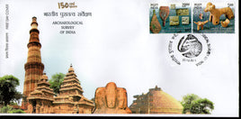 India 2011 Archaeological Survey of India Art Handicraft Phila-2737-38 FDC