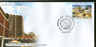 India 2012 India International Centre Lotus Architecture Building FDC