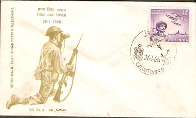 India 1966 Jai Jawan Armed Force Phila-425 FDC
