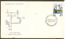 India 1975 Indian Metrological Department Phila-671 FDC