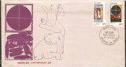 India 1982 Festival of India Contemporary Art Painting Phila-897-98 FDC