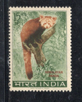 India 1963 Animal Wildlife - Himalayan Panda Phila-389 Mounted Mint # 1130