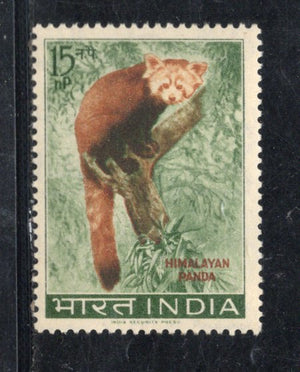 India 1963 Animal Wildlife - Himalayan Panda Phila-389 Mounted Mint # 1130