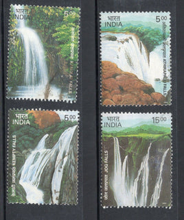 India 2003 Waterfalls of India Phila-1989-92 Used Stamp Set