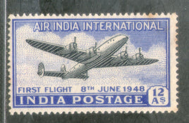 India 1947 12As First Flight UK Air Service Aeroplane Phila-285 MNH