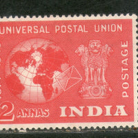 India 1949 2As UPU Universal Postal Union Phila-291 Mint Without Gum # 986