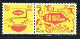 India 2026 Nestle Maggi Food My Stamp MNH # M08