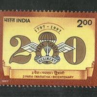 India 1997 2nd Para Maratha Battalion Military Phila-1559 MNH