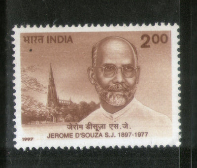 India 1997 Jerome D'souza Phila-1596 MNH