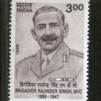 India 1999 Brigadier Rajinder Singh Phila 1718 MNH