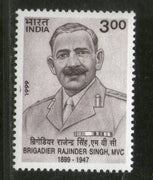 India 1999 Brigadier Rajinder Singh Phila 1718 MNH