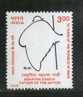 India 2000 Tribute to Mahatma Gandhi Phila-1735 MNH