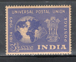India 1949 3½As UPU Universal Postal Union Phila-292 MNH