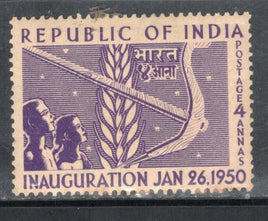 India 1950 4As Inauguration of Republic Phila-296 MH
