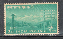 India 1953 2An Centenary of Indian Telegraph 1v Phila-310 MNH