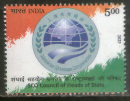 India 2023 Shanghai Cooperation Organization SCO Summit 1v MNH