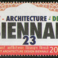 India 2023 Art Architecture Design Biennale 1v MNH