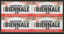 Biennale d'art, d'architecture et de design de l'Inde 2023, 1 v, noir et blanc, 4 m²
