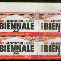 India 2023 Art Architecture Design Biennale 1v Traffic Light BLK/4 MNH