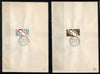 India 1968 XIX Olympic Games Mexico Phila-467-68 2v Set FD Cancelled on Plain Paper