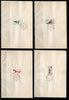 India 1968 Indian Birds Phila-476-79 4v Set FD Cancelled on Plain Paper
