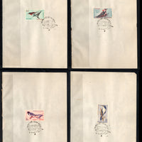 India 1968 Indian Birds Phila-476-79 4v Set FD Cancelled on Plain Paper
