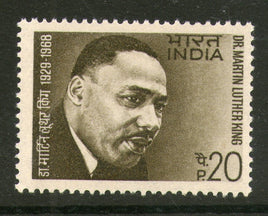 India 1969 Dr. Martin Luthar King Nobel Prize Winner Phila-482 Mounted Mint # 1846