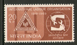 India 1969 International Labour Organisation ILO Phila-486 Mounted Mint # 1472