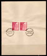India 1969 Jallianwala Bagh Anni. Phila-487 Pair FD Cancelled on Plain Paper