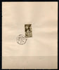 India 1969 First Man on the Moon Space Phila-499 1v FD Cancelled on Plain Paper