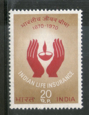 India 1971 Indian Life Insurance LIC Phila-529 Mounted Mint # 1131