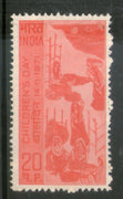 Inde 1964 : émission de deuil de Jawaharlal Nehru Phila-403, 1v, neuf sans charnière
