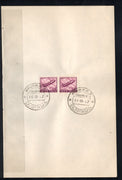 India 1967 Gnat Fighter 4th Definitive Series Phila-D78 Pair FD Cancelled on Plain Paper