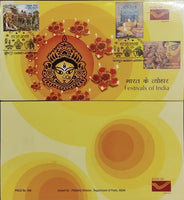 India 2008 Festivals of India Hindu Mythology Phila-2389 Presentation Pack With FDC+Foler+M/s