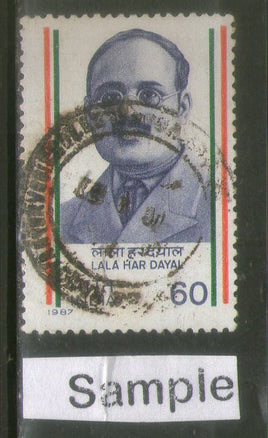 India 1987 Lala Har Dayal Phila-1064 Used Stamp