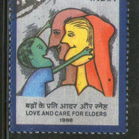 India 1988 Love & Care for Elders Phila-1149 Used Stamp