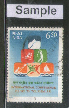 India 1991 International Youth Tourism Phila-1315 Used Stamp