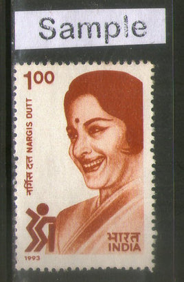 India 1993 Nargis Dutt Film Actor Phila-1397 Used Stamp
