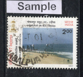 India 1997 Beaches of India Tourism Phila-1550 Used Stamp