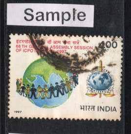 India 1997 General Assembly of ICPO Interpol Phila-1568 Used Stamp