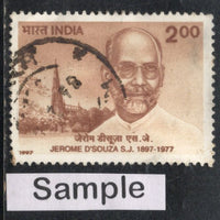 India 1997 Jerome D'souza Phila-1596 Used Stamp