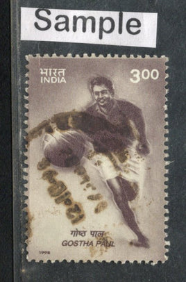India 1998 Gostha Behari Paul Footballer Phila-1641 Used Stamp