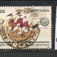 India 1999 Maritime Heritage Sailing Ship Phila-1681 Used Stamp