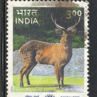 India 2000 Natural Heritage Manipur & Tripura Wild Life deer Phila-1753 Used Stamp