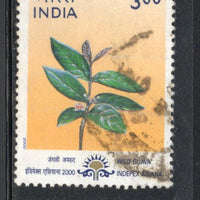India 2000 Natural Heritage Manipur & Tripura Wild Life tree Phila-1754 Used Stamp