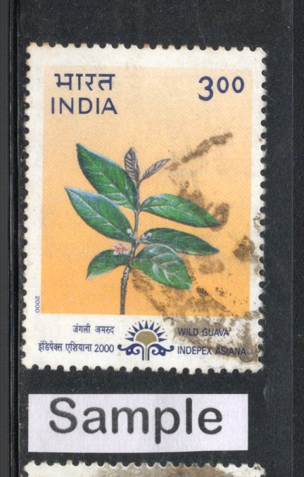 India 2000 Natural Heritage Manipur & Tripura Wild Life tree Phila-1754 Used Stamp