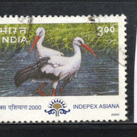 India 2000 Migratory Birds Phila-1766 Used Stamp