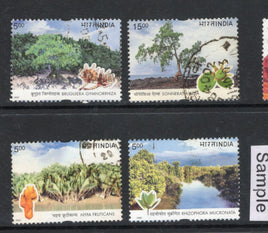 India 2002 Mangroves Climate Change Phila-1926-29 Used Stamp Set